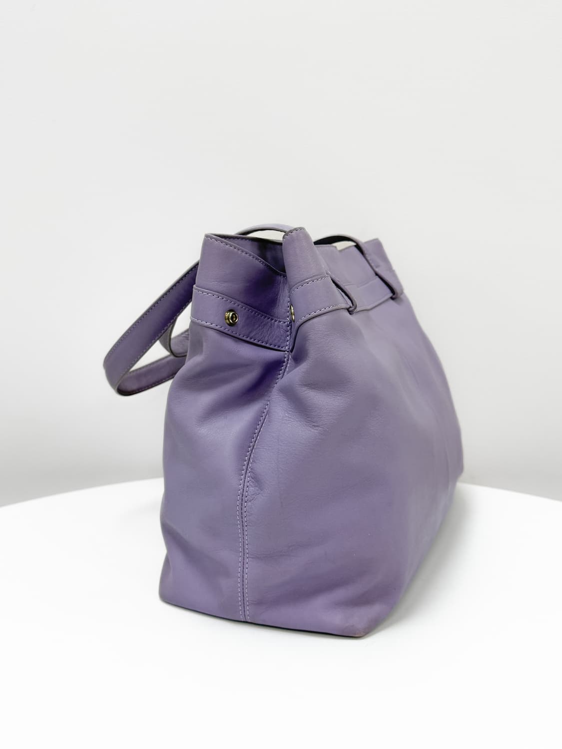 아이그너 라일락 카프스킨 보우 토트 & 숄더백 상품이미지4