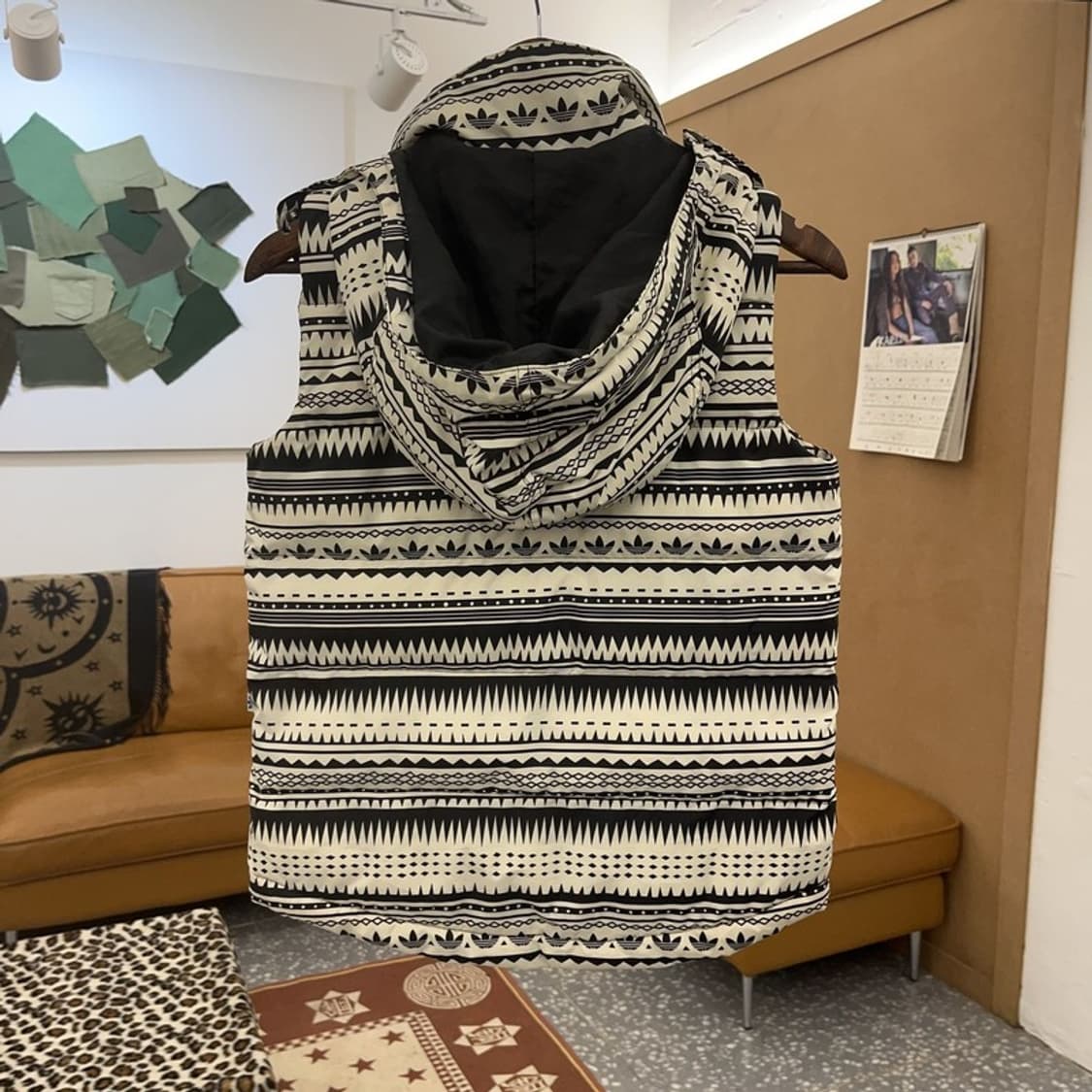 아디다스 올드스쿨 스트릿 펑크 키치 패딩 조끼 85 C09182 상품이미지4