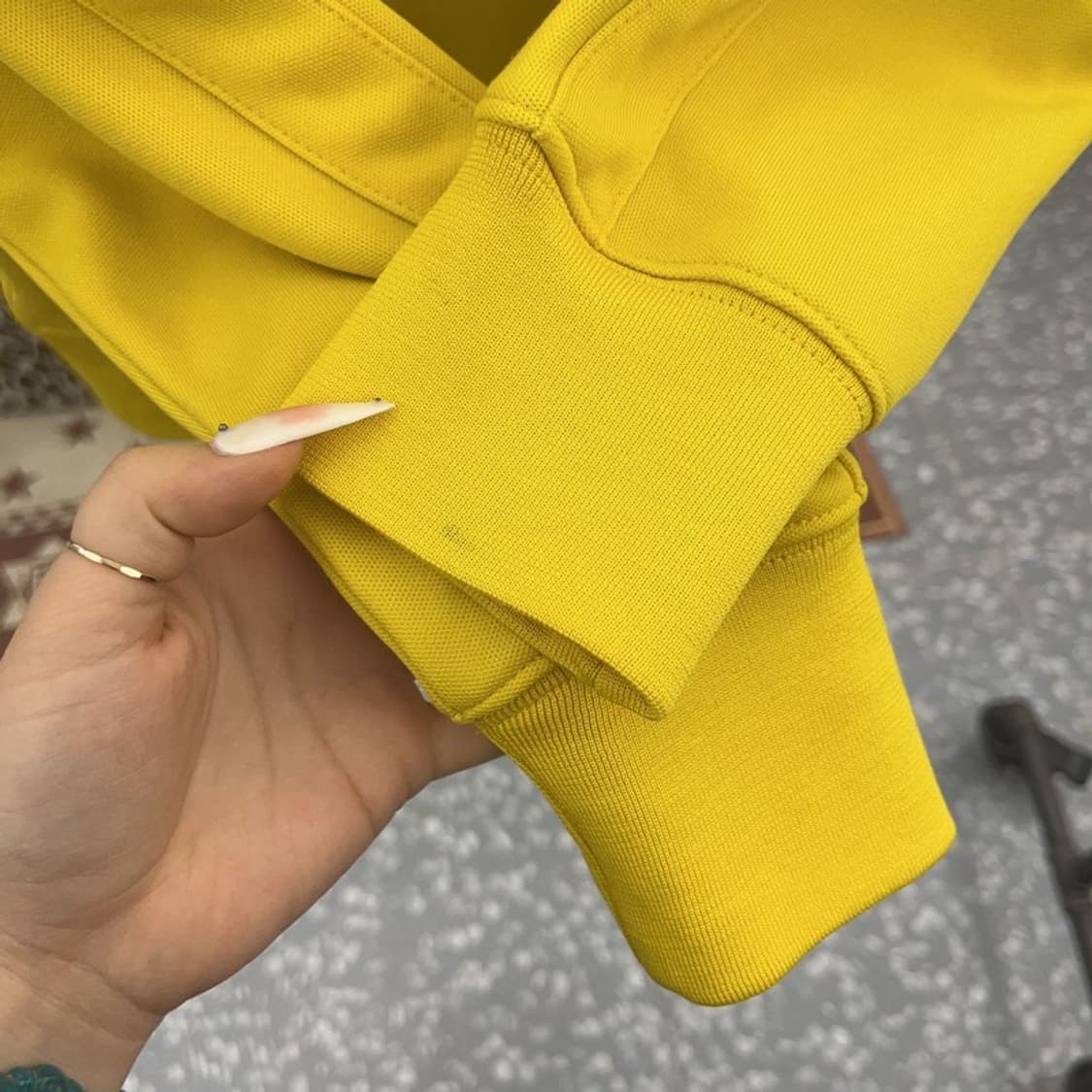 나이키 레트로 Y2K 00's 머스타드 옐로우 져지 집업 M C09374 상품이미지8