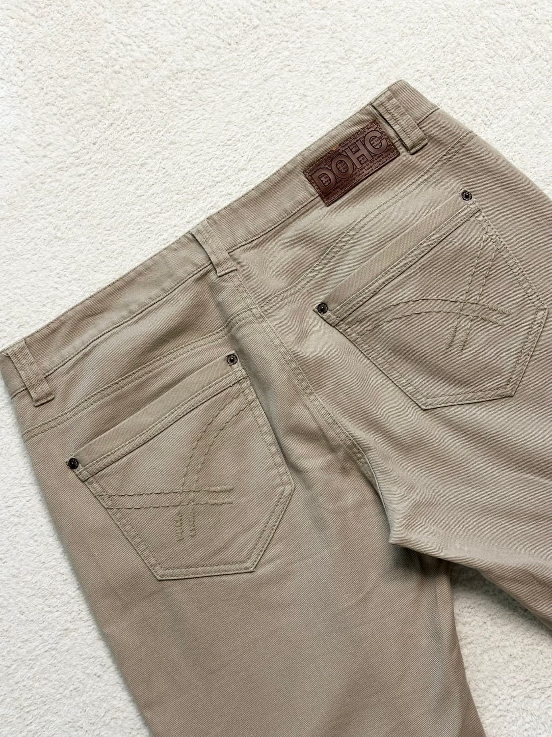 dohc 베이지 데님팬츠 상품이미지5