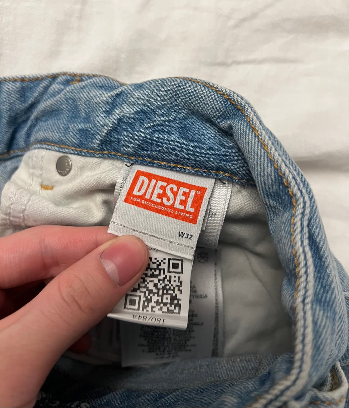 디젤 d-rise 09e25 와이드 데님 32 상품이미지7