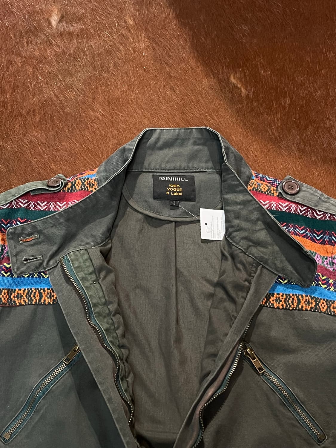 빈티지 나바호 디테일 야상 상품이미지4