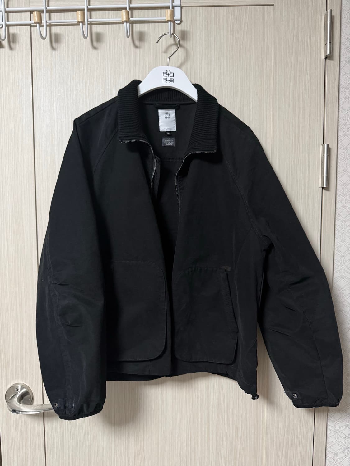 [3]폴리테루 26ss 립자켓 블랙 상품이미지1