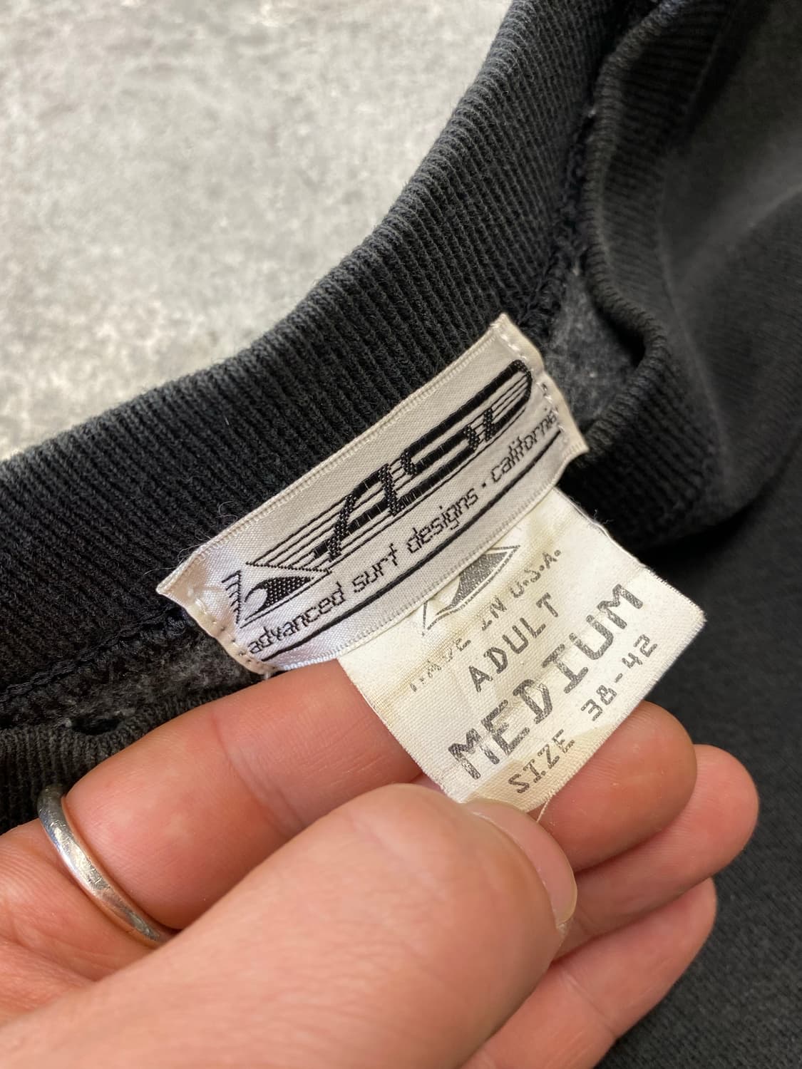 [M] 90s ASD USA 메이드 빈티지 스웻셔츠 상품이미지7