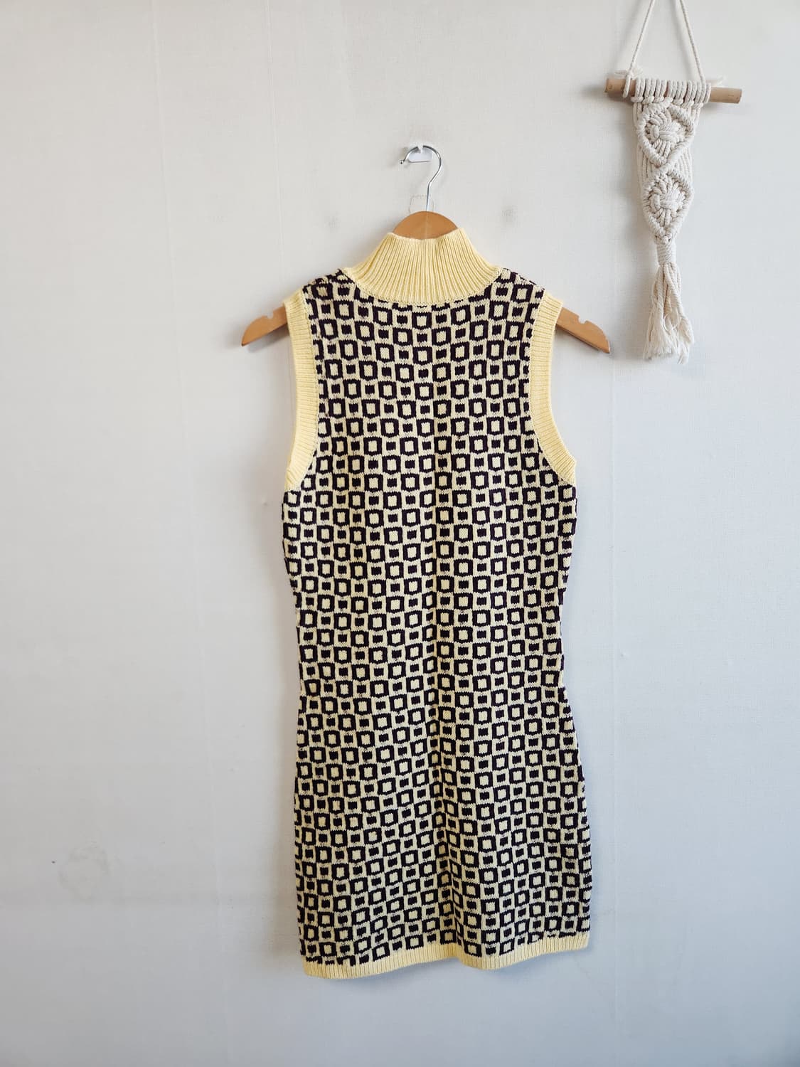 자라 목폴라 패턴 원피스 M 상품이미지2