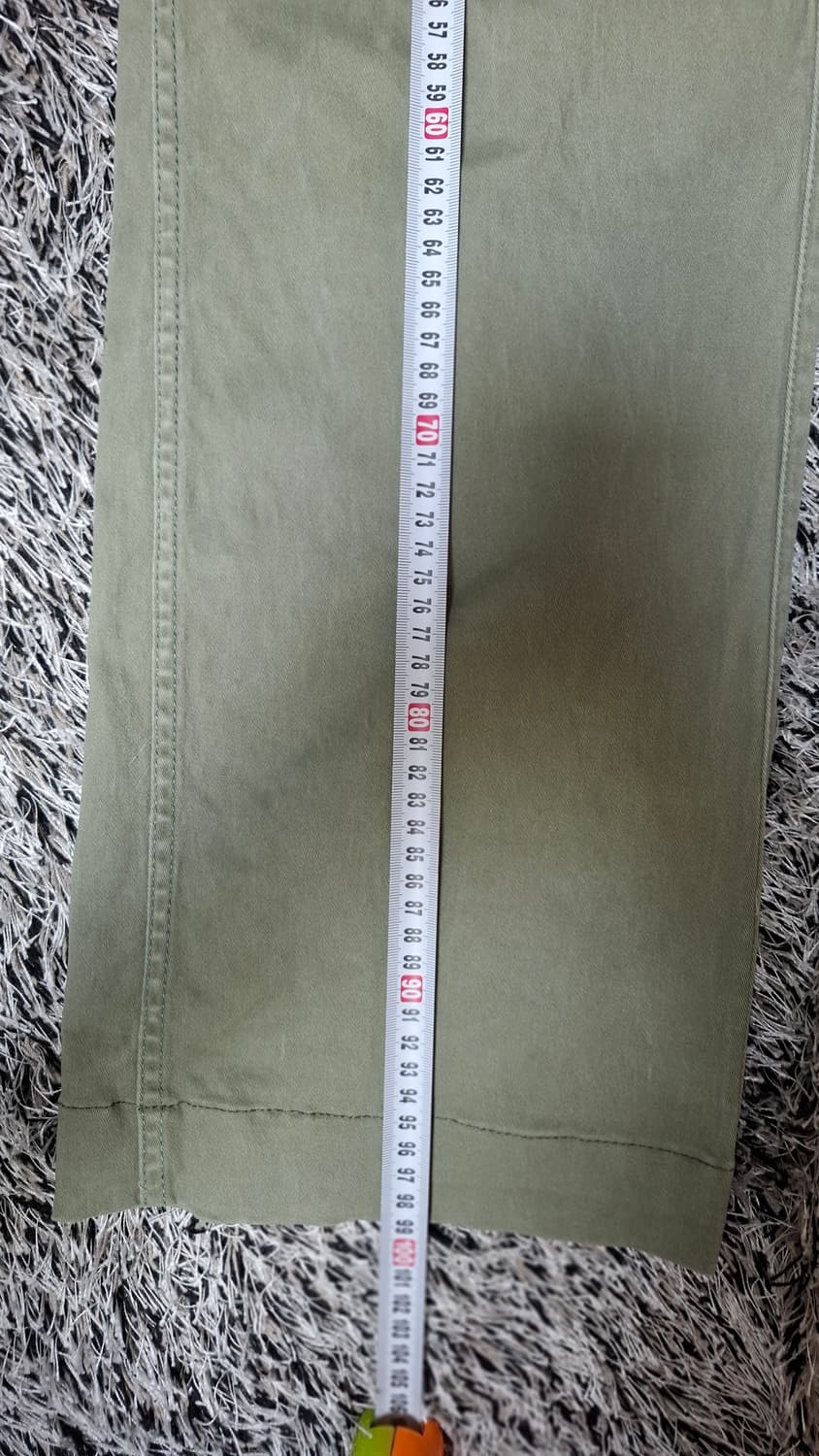 홀리스터 와이드핏 카펜터 카키색 팬츠 30 상품이미지5