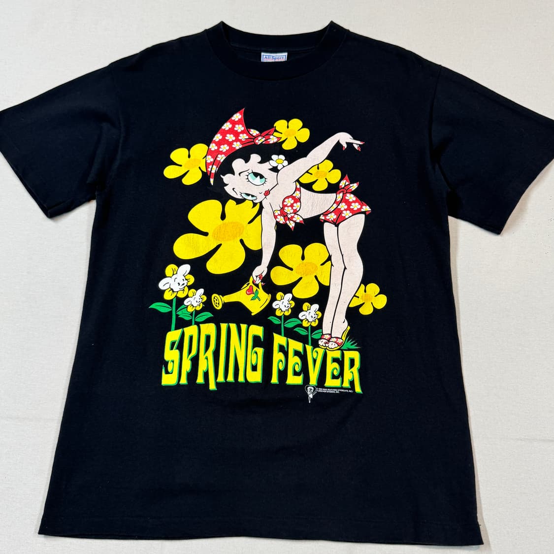 M) 베티붑 Betty Boop 90s USA 빈티지 반팔 티셔츠 상품이미지2