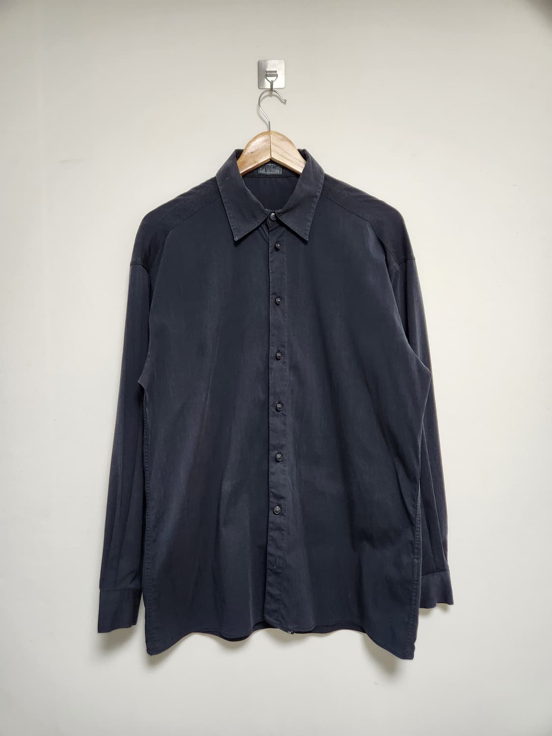 베르수스Versus 블랙 나일론 셔츠 L - S220 상품이미지1