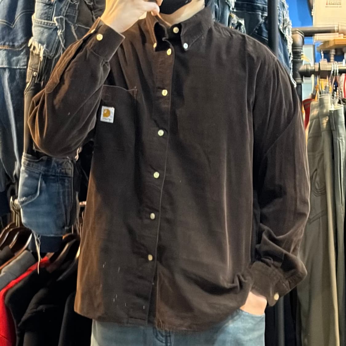 [NO.9] 칼하트 코듀로이 긴팔셔츠 상품이미지2