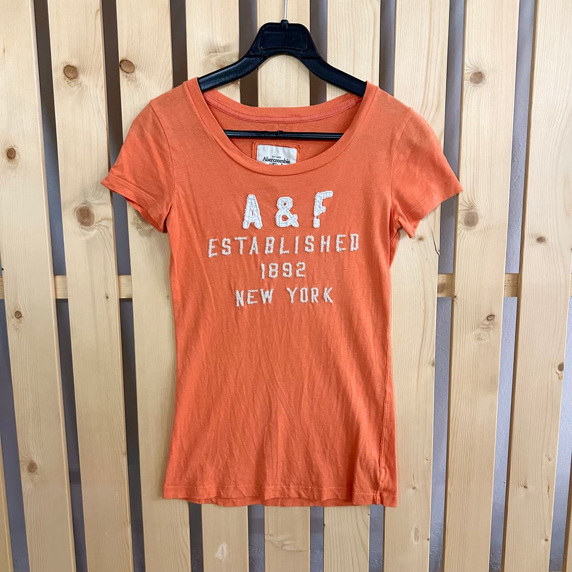 (XS) 아베크롬비 반팔티 오렌지 A&F 상품이미지1