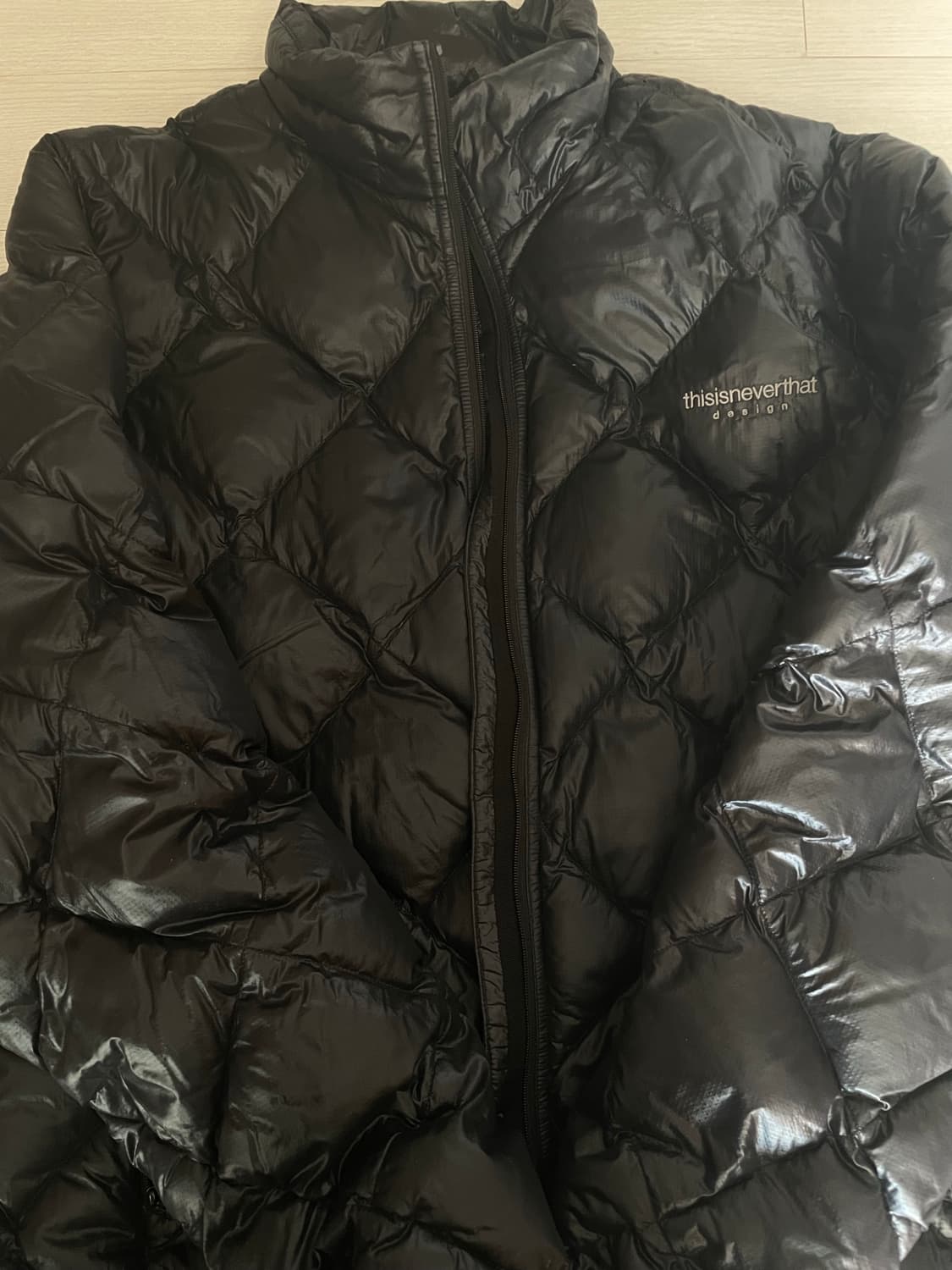 디스이즈네버댓 울트라라이트다운 경량패딩 블랙(S) 상품이미지3