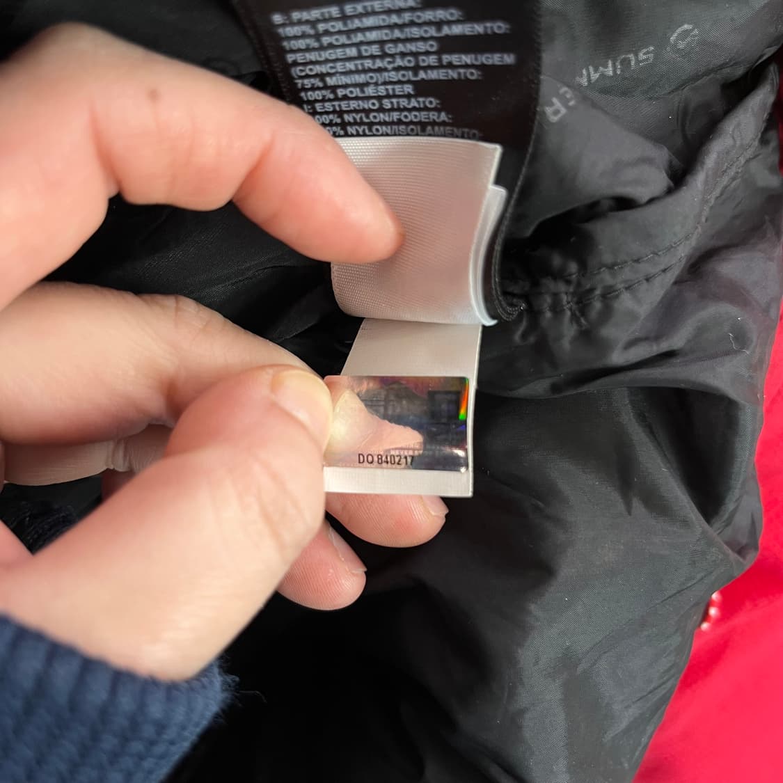 100 노스페이스 히말라야 1구형 800 윈드스토퍼 패딩 상품이미지10