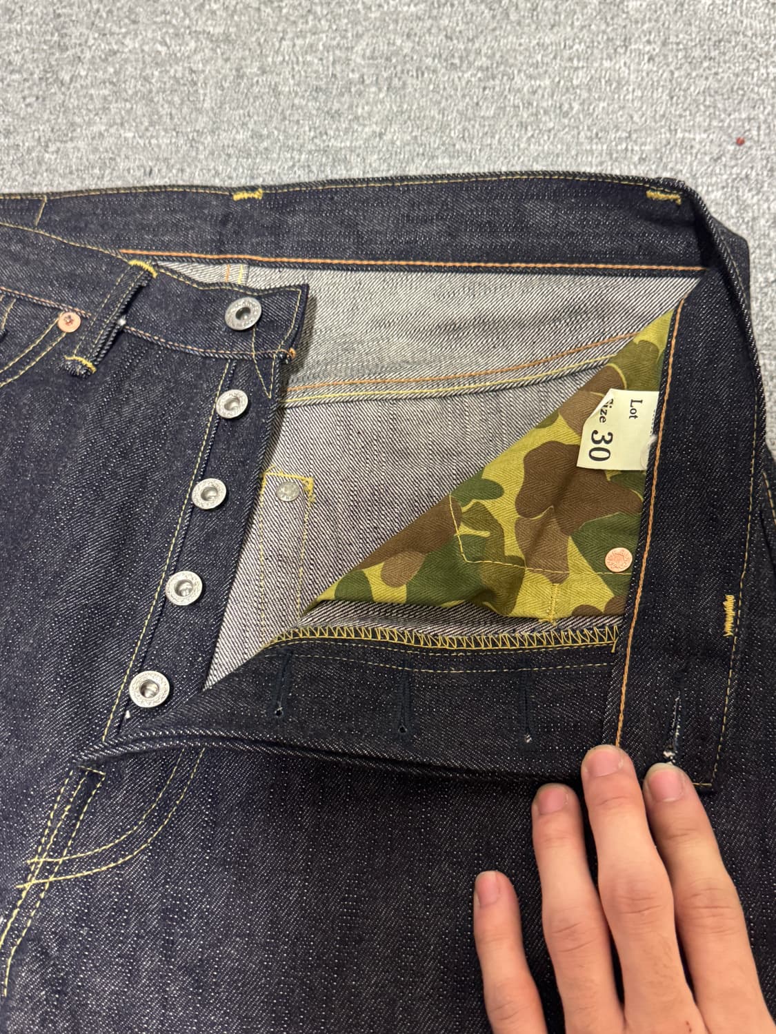 새상품) 브론슨 대전판 S801xx 데님팬츠 30 사이즈 상품이미지3