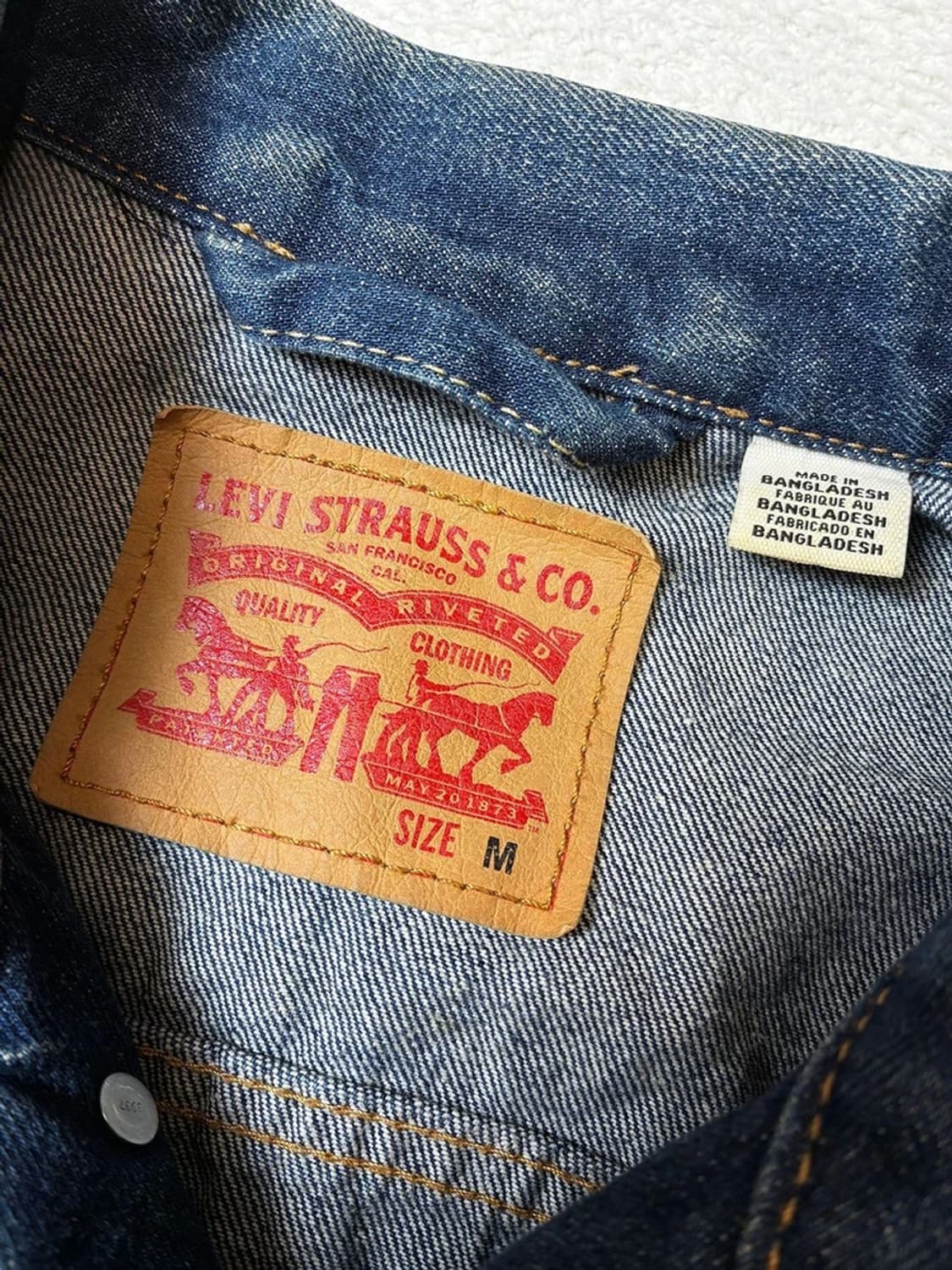 리바이스 00's 데님 트러커 자켓 PN7430 상품이미지9