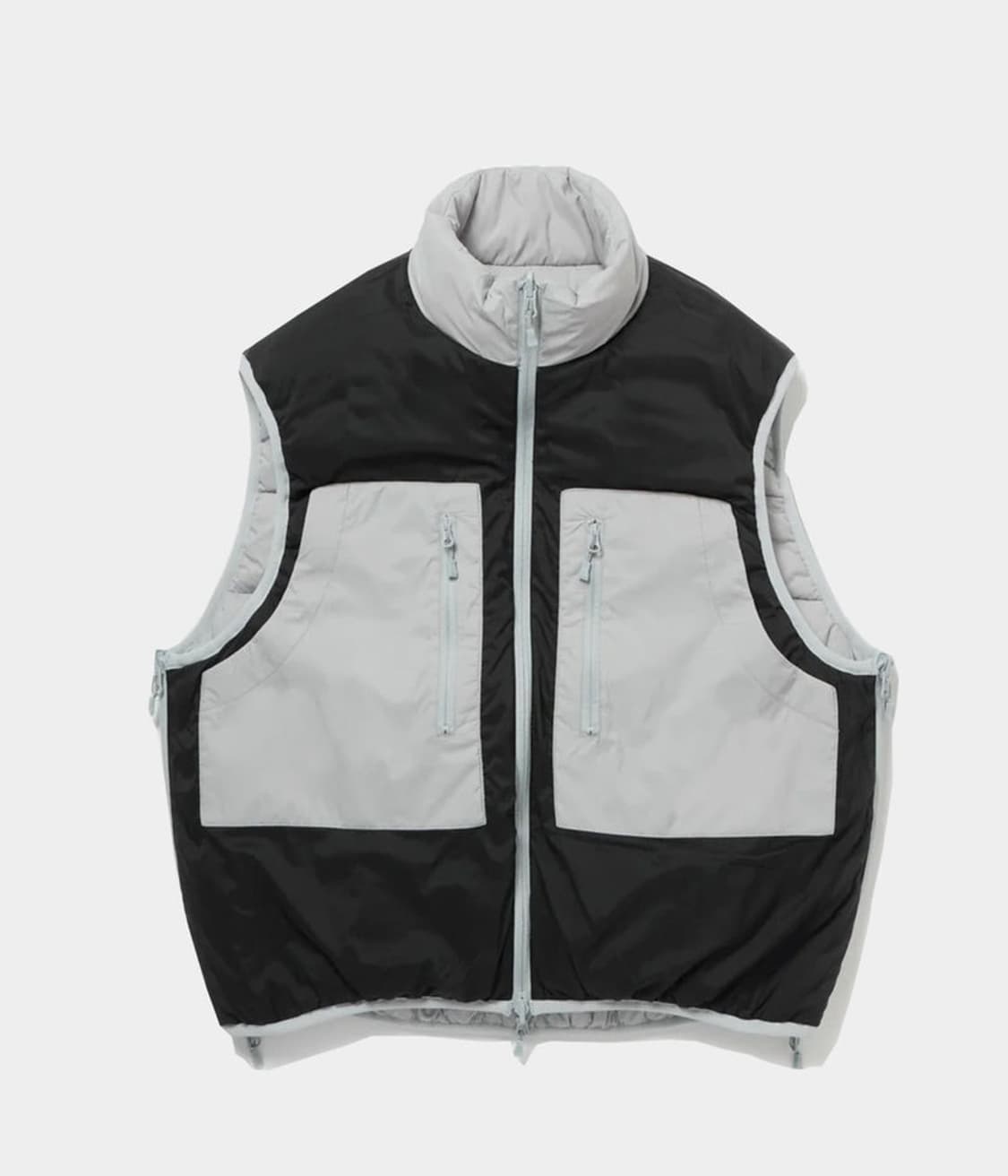 다이와 피어39 테크 리버시블 클라이머 퍼프 베스트 실버 블랙 상품이미지3