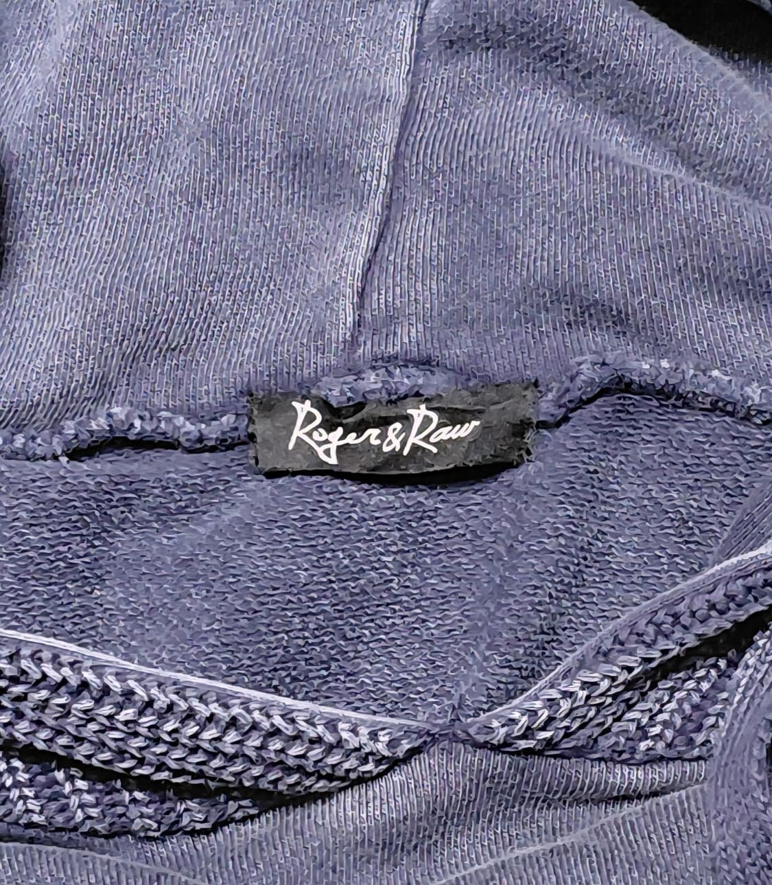 [M/오버핏] 일본 Roger&Raw 피그먼트 자수 후드티 상품이미지2