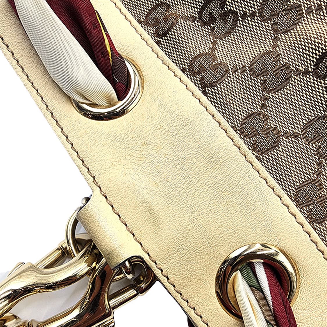 구찌 베이지 쟈가드 스카프 숄더백 153033 상품이미지5