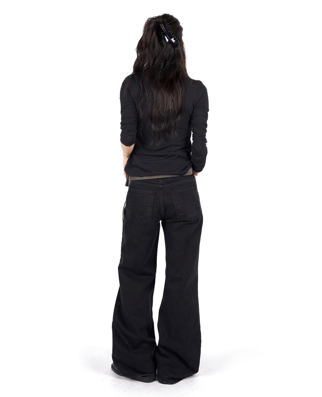 [새상품] 릿킴 BLACK WASHED FLARE JEANS 상품이미지2