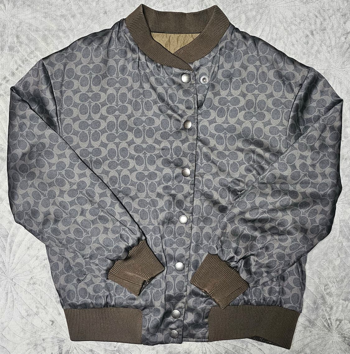 코치 리버시블 퀼팅 봄버 자켓 상품이미지3