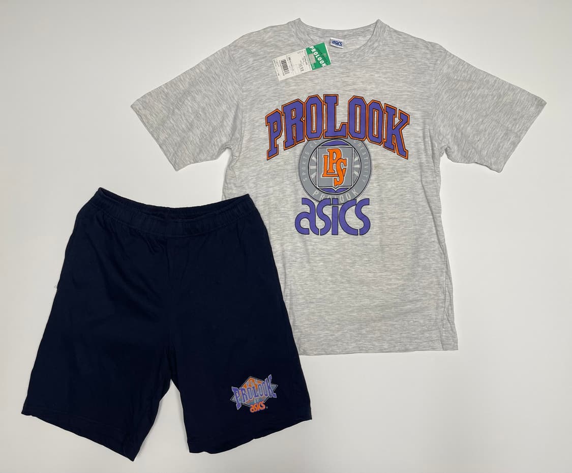 아식스 90s 올드 프로룩 빈티지 티셔츠 셋업 5번 빈티지 ASICS 상품이미지1
