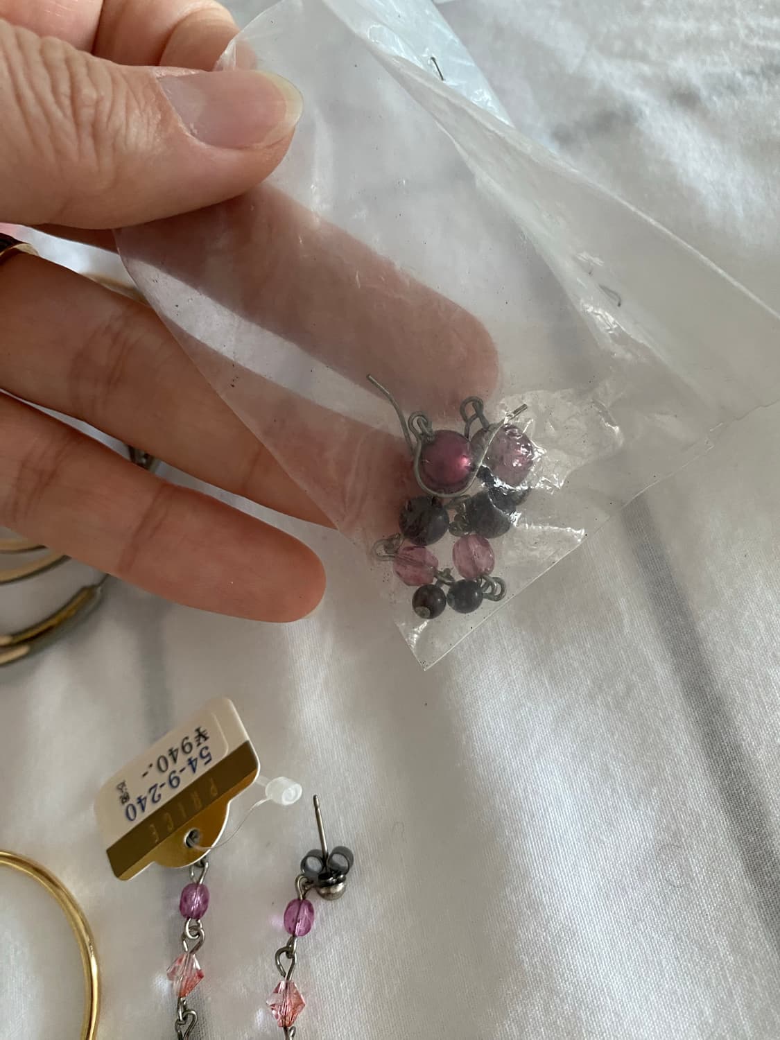 일본수입 침형 귀걸이 4종 세트 상품이미지8