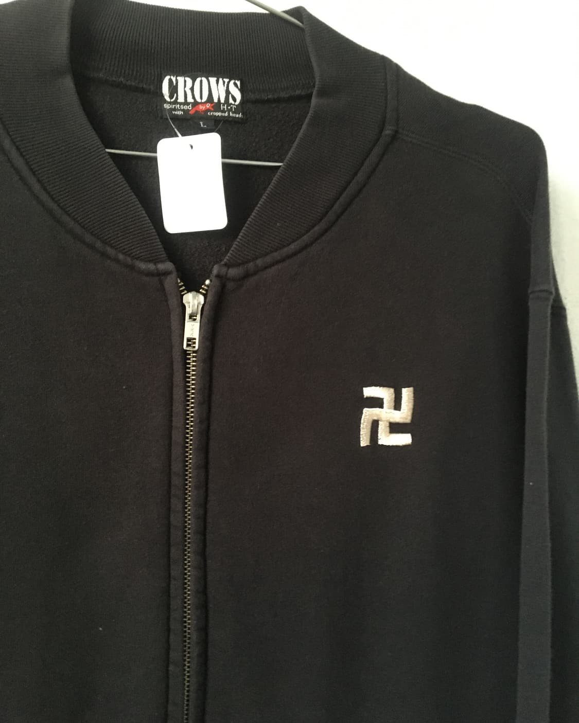 Back skull printing zip up 상품이미지4