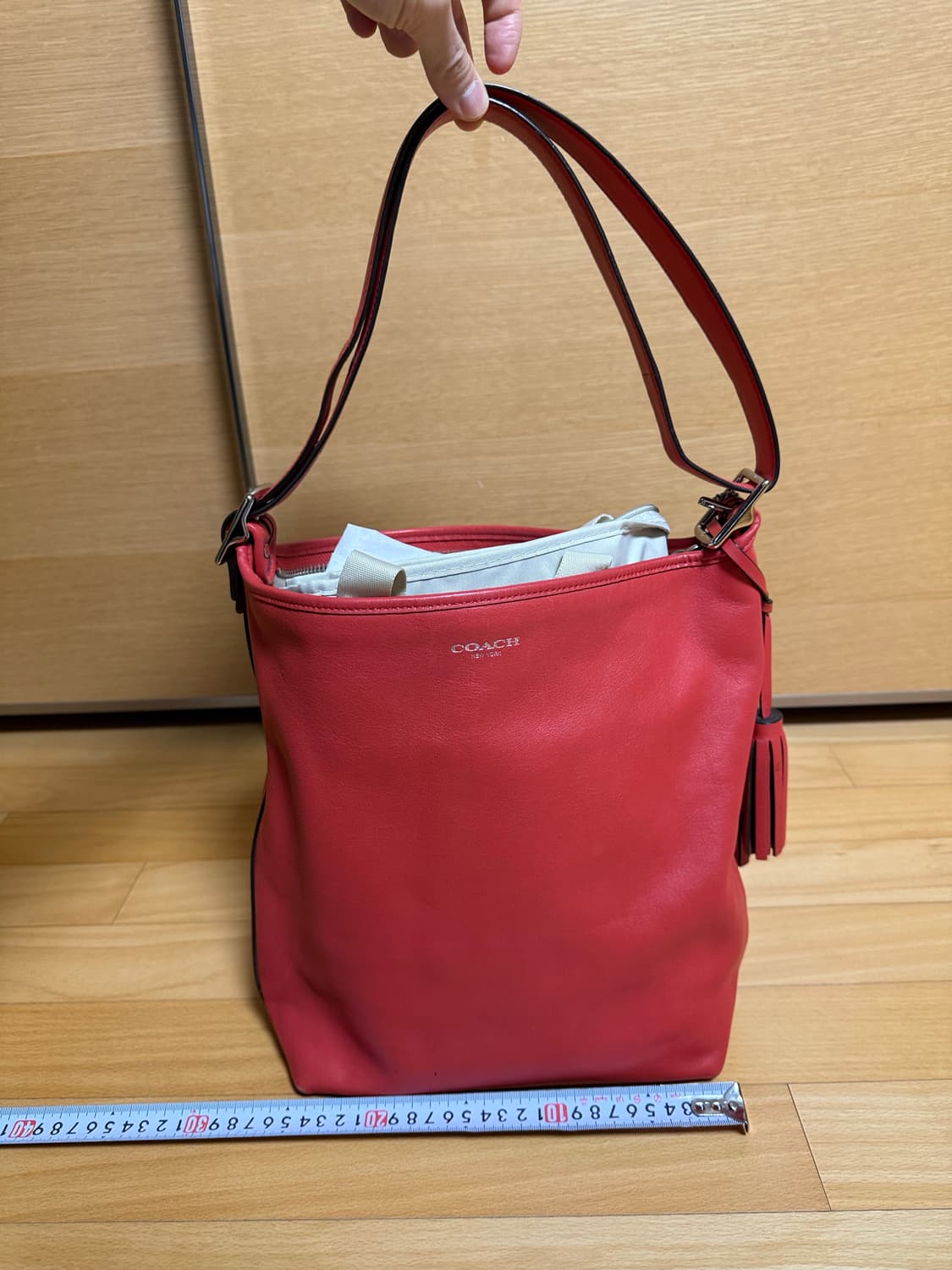 코치 COACH 가죽 가방 백 토트백 숄더백 크로스백 크로스가능 끈 이중 상품이미지2