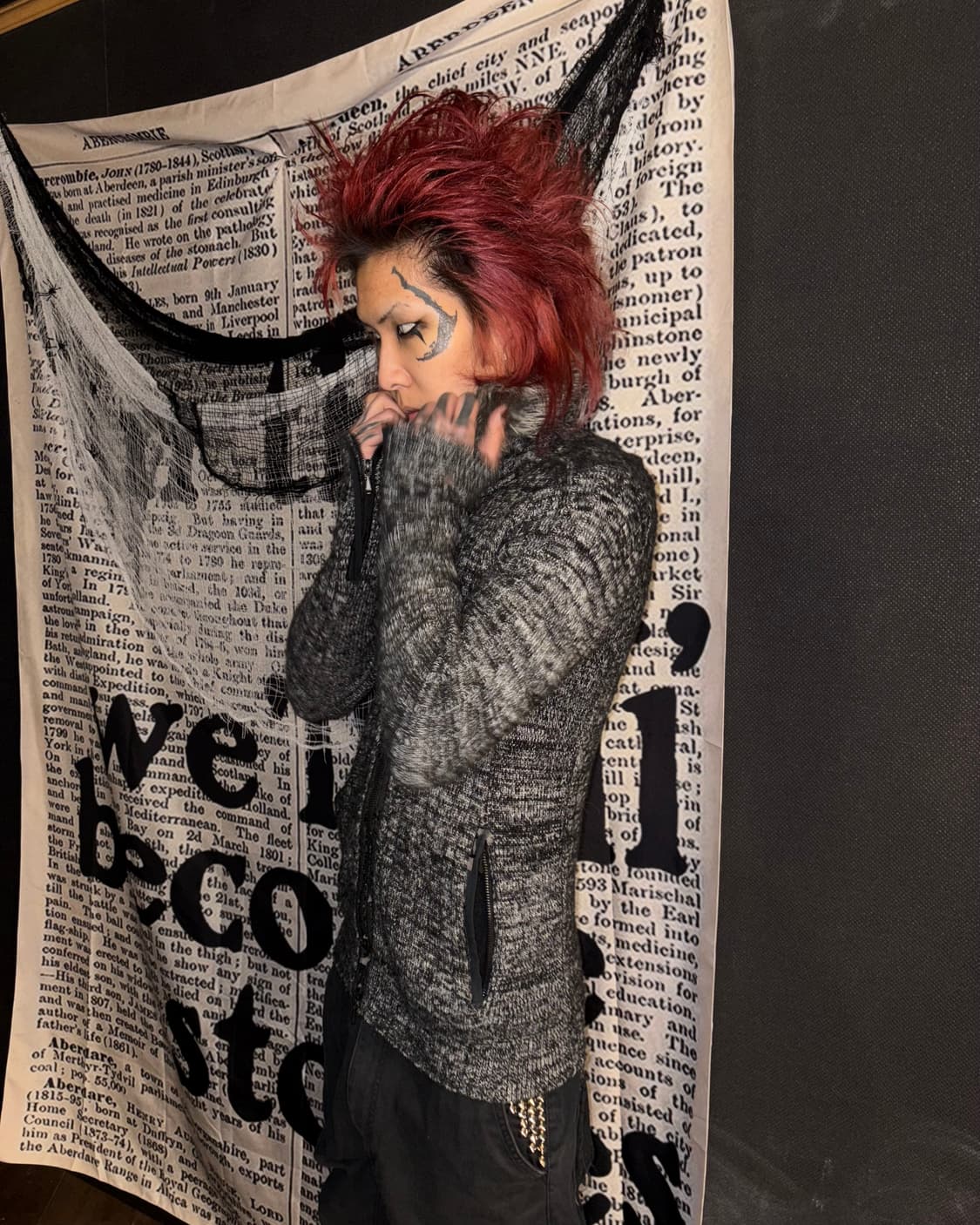 Buffalo bobs Phantom Fur Zip Knit 상품이미지4