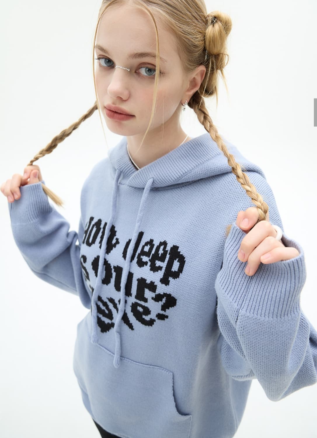 러브이즈트루 니트 후드  상품이미지2