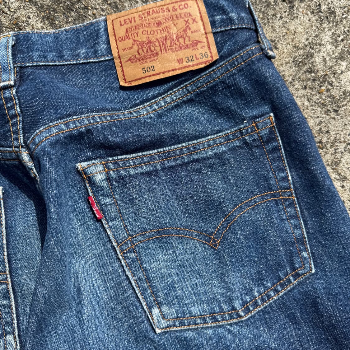 [32] 90s 리바이스 502 셀비지 데님 팬츠 상품이미지8