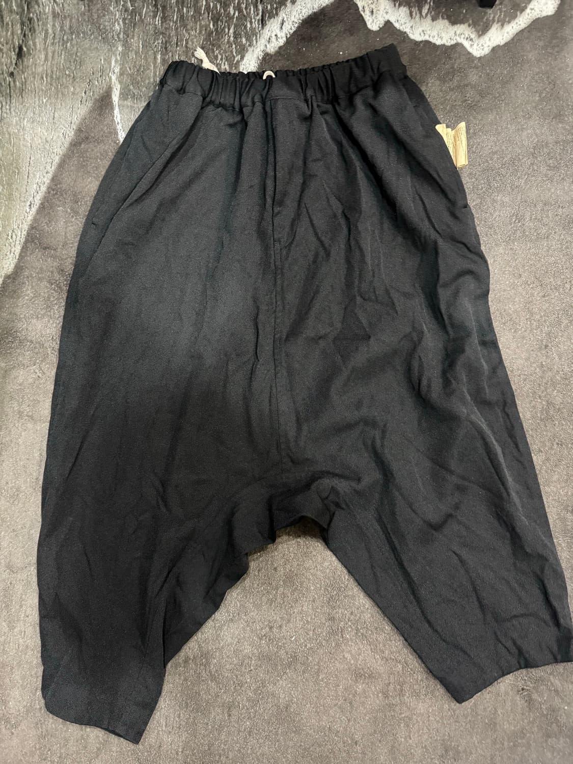 꼼데가르송 블랙 배기팬츠 상품이미지2