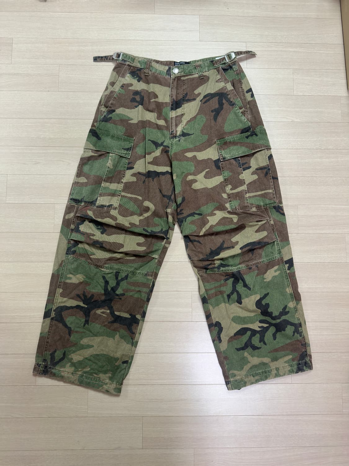 (2) 노드 카모 스톤 워시드 카고 팬츠 상품이미지2