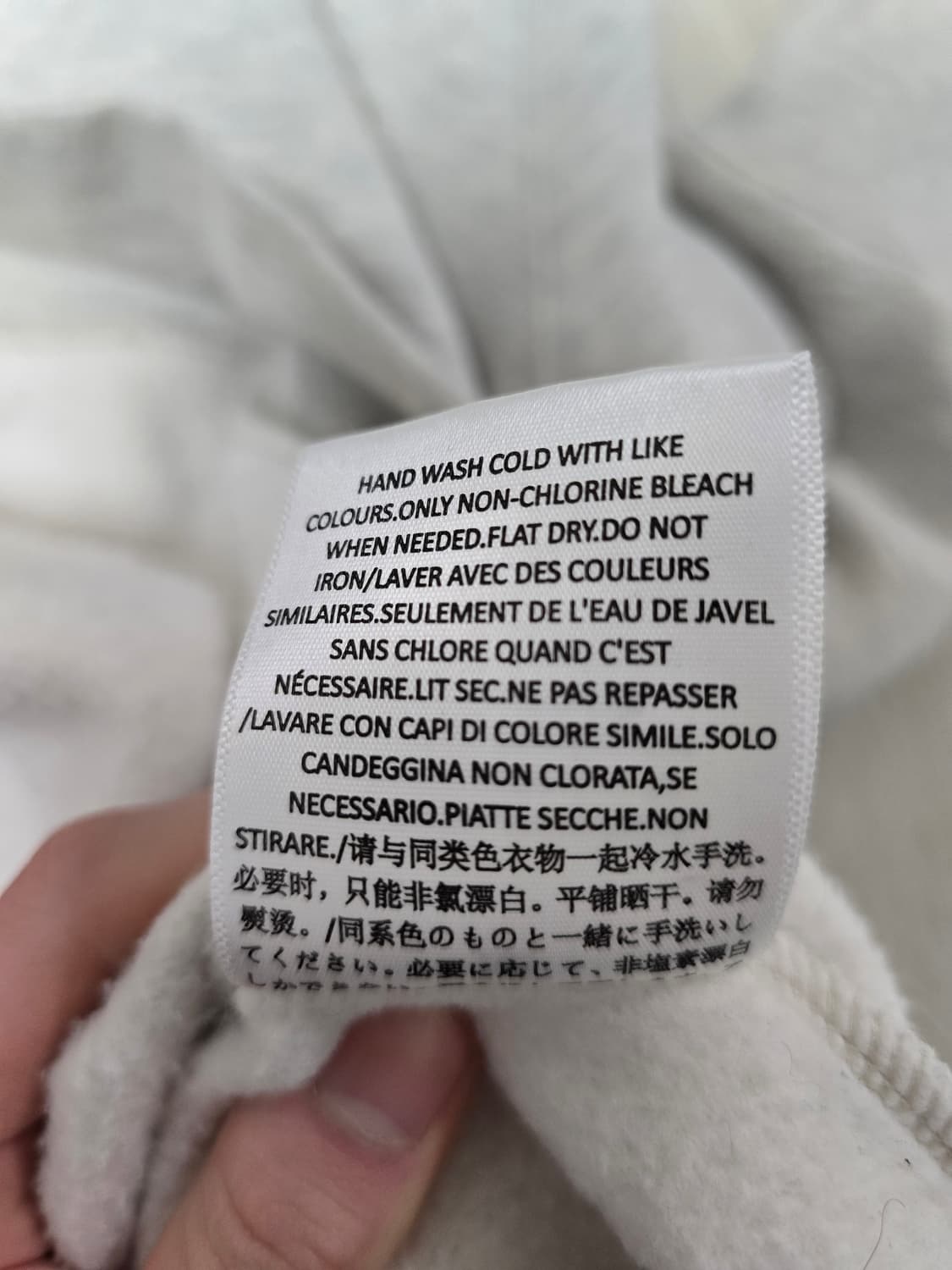 피어오브갓 에센셜 코어 컬렉션 풀오버 후드 오트밀 상품이미지6