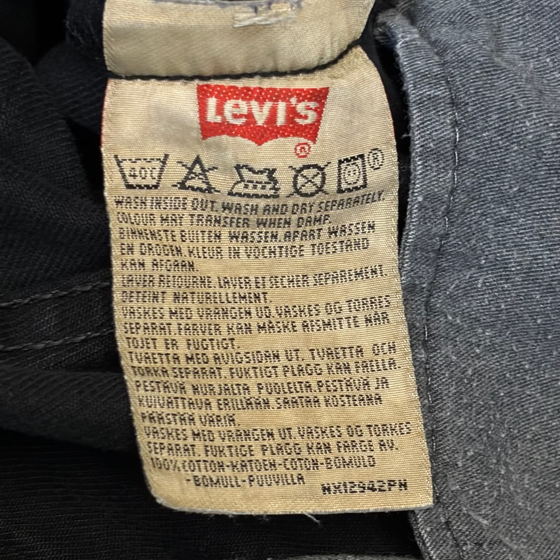 90s Made in UK 미국 빈티지 리바이스 501 블랙진 청바지 상품이미지8
