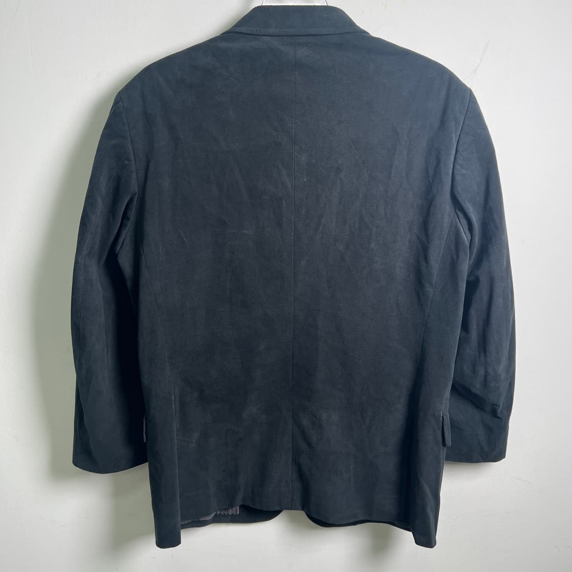 버버리 블랙 스웨이드 싱글 블레이저 상품이미지6