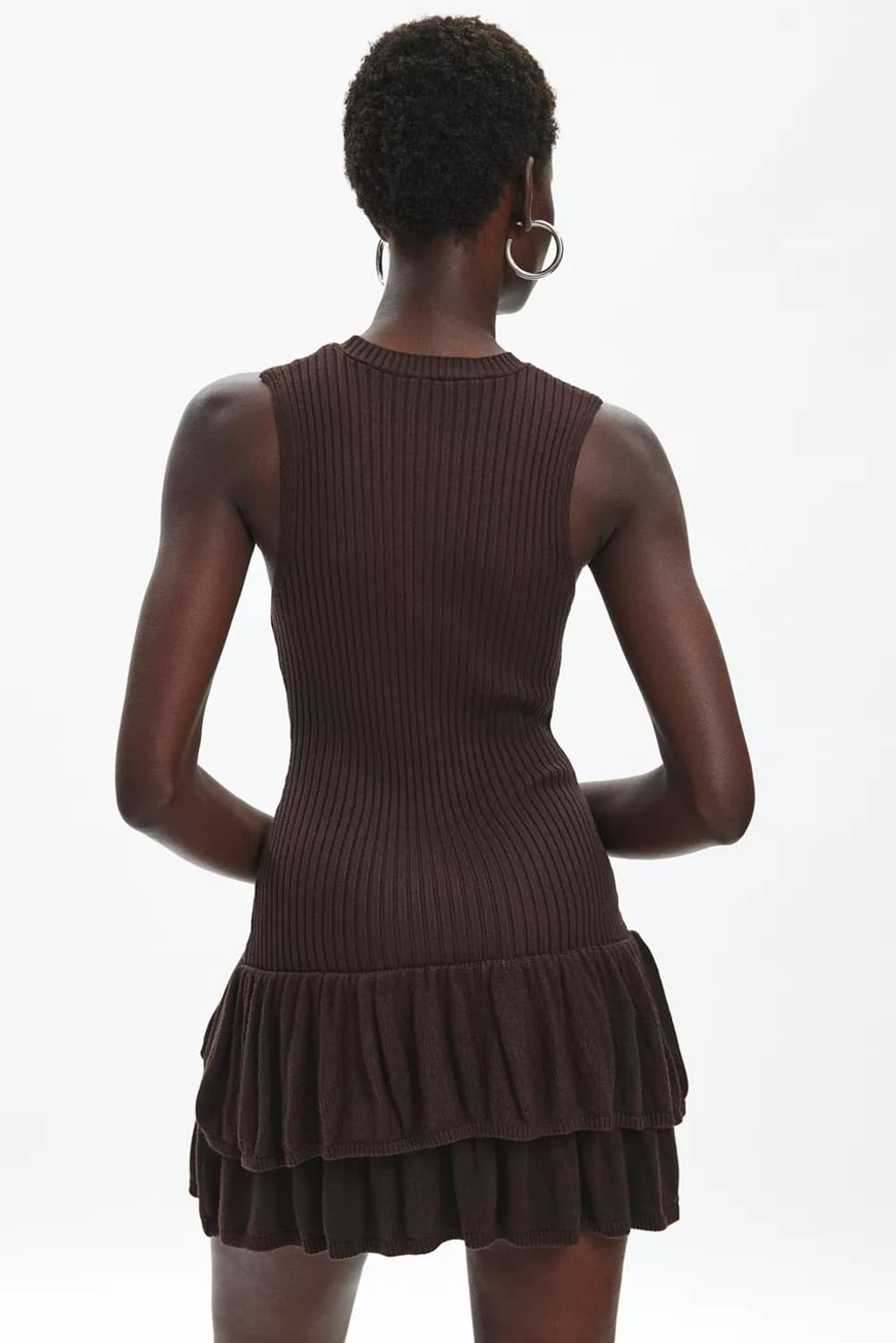 어반아웃피터스 김치블루 스웨터 미니 드레스 / 브라운 니트 원피스 M 상품이미지4