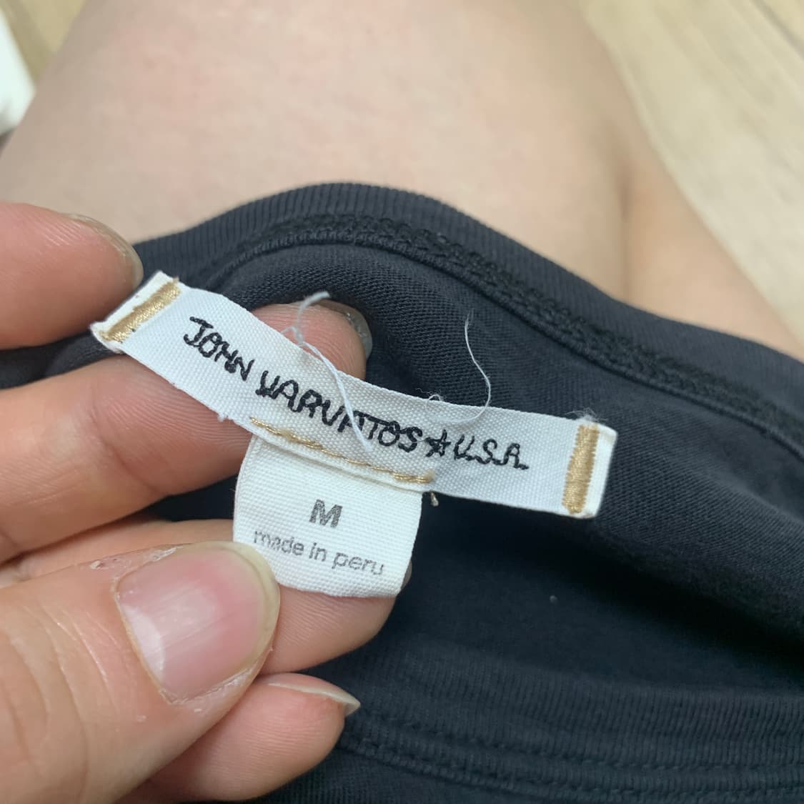 M] 존바바토스 멀티 로고 프린팅 빈티지 반팔 티셔츠 상품이미지3