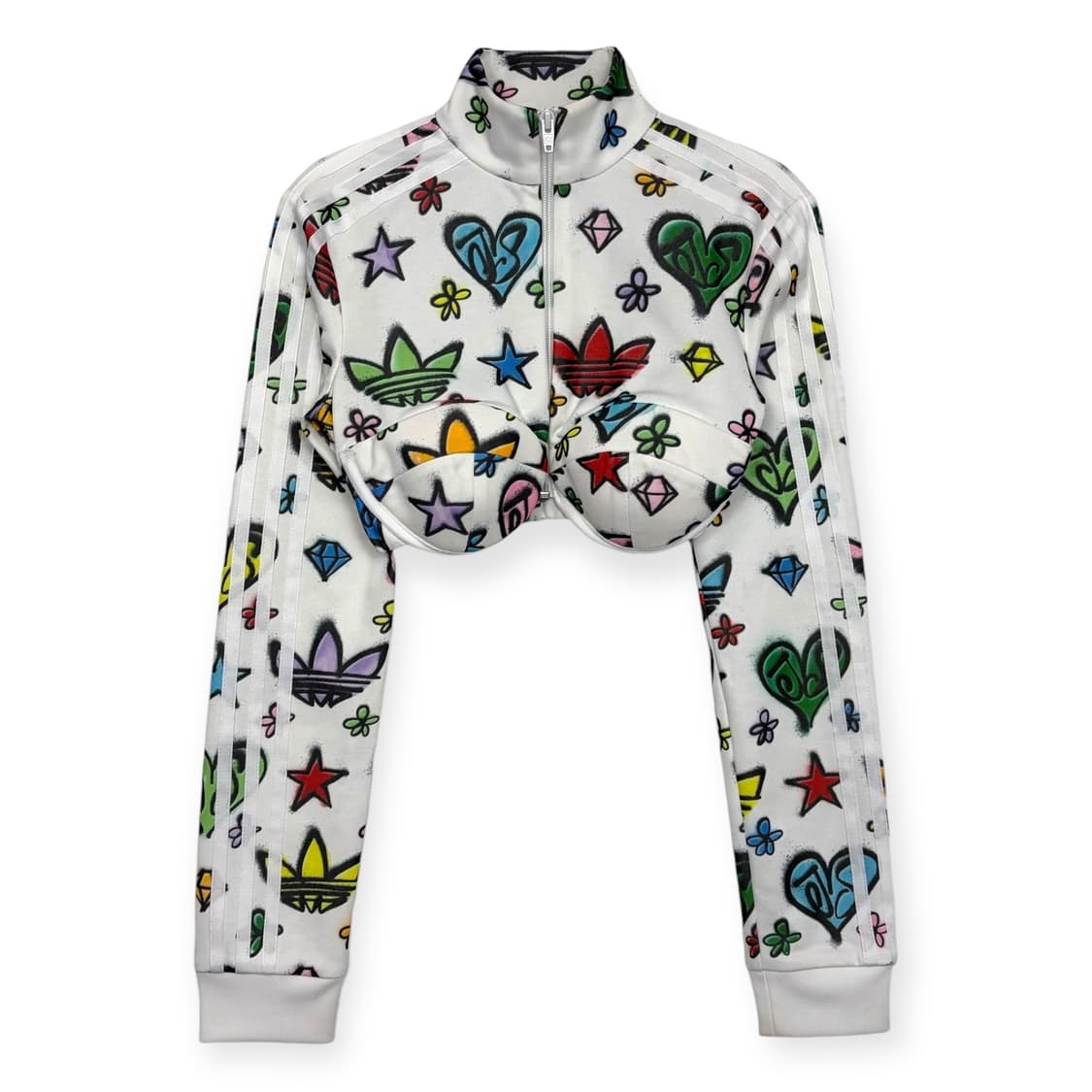 아디다스 제레미스캇 모노그램 크롭 트랙 자켓 상품이미지1