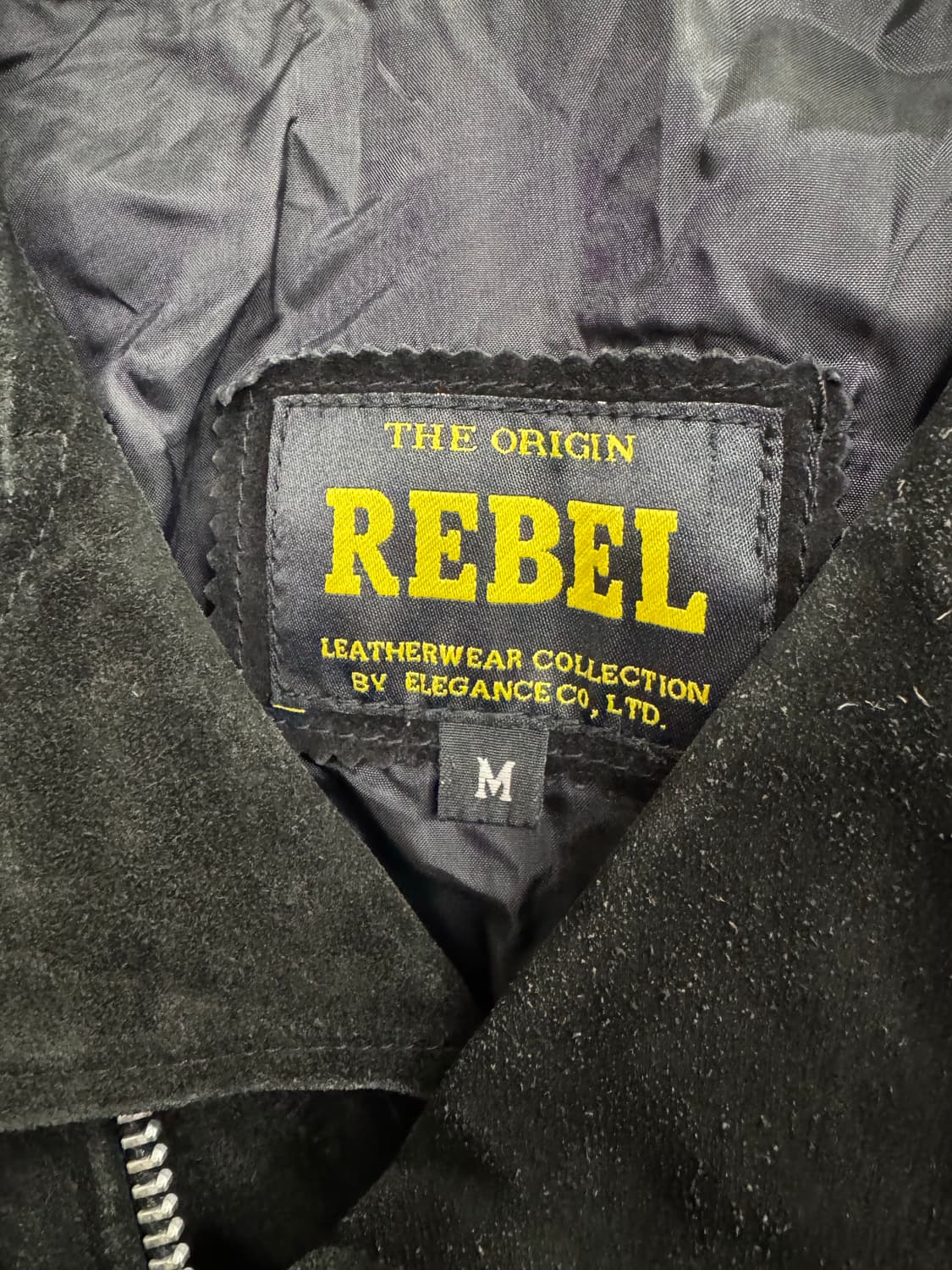 REBEL 빈티지 벨벳 라이더 가죽자켓(데미지) 상품이미지3