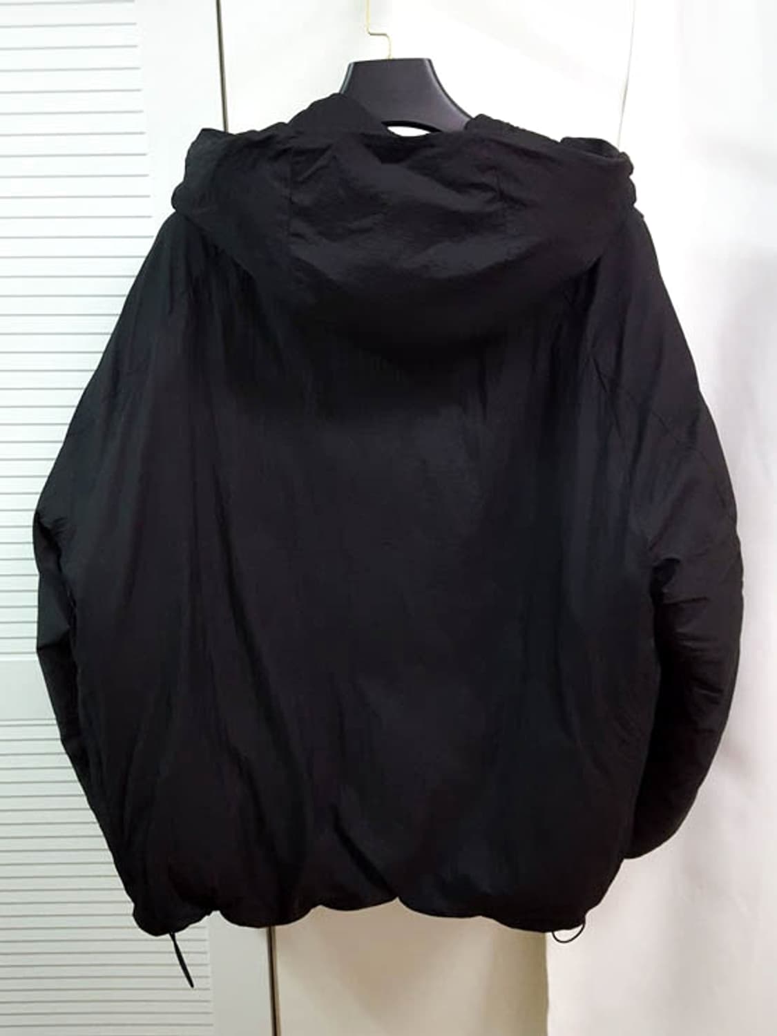 일꼬르소 남성 볼륨 퍼 오버핏 구스다운 패딩 블랙 상품이미지3