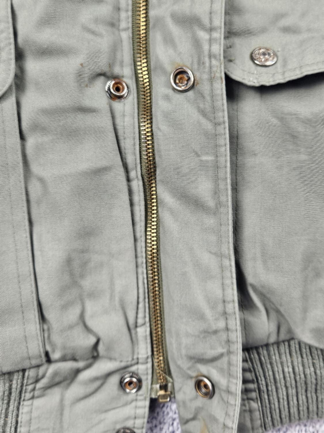 윈드브레이커 체크카라 봄버 헌팅자켓 ( M ) / 9937 상품이미지7