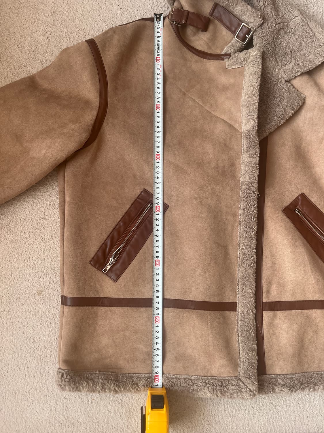 JPN-브라운 스웨이드 무스탕 자켓 상품이미지7