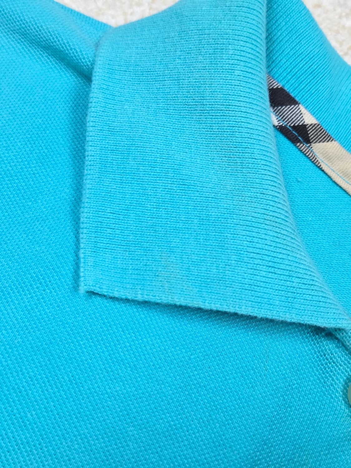 [버버리] 런던 슬림핏 기사 자수 피케 반팔 폴로 셔츠 | S00133 상품이미지8