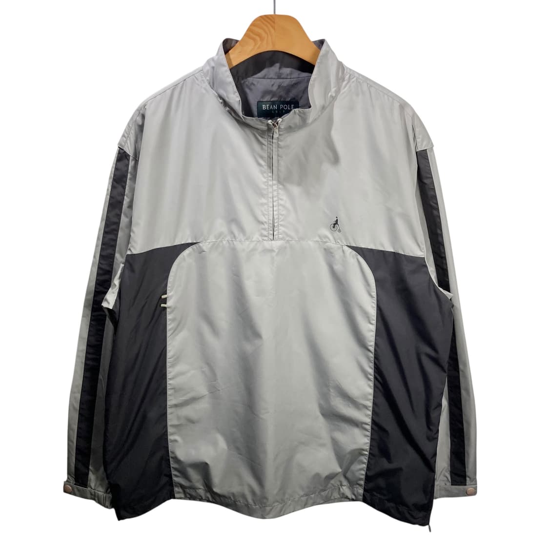 빈폴골프 사이드라인 연그레이 반집업 상품이미지2