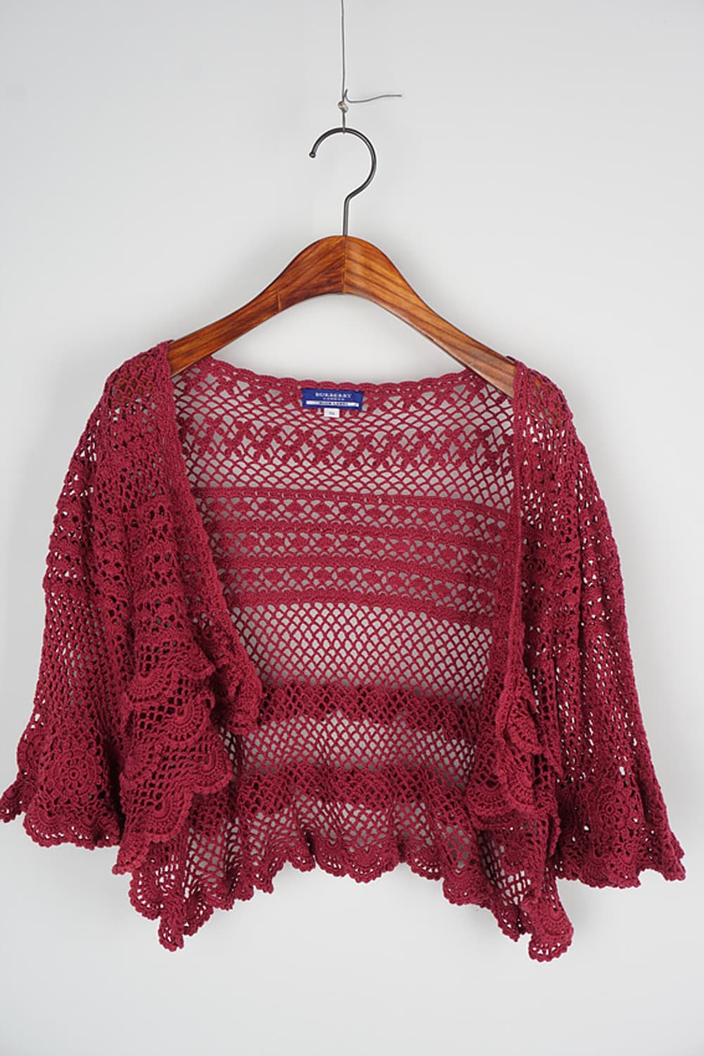  BURBERRY net knit crop cardigan 상품이미지1
