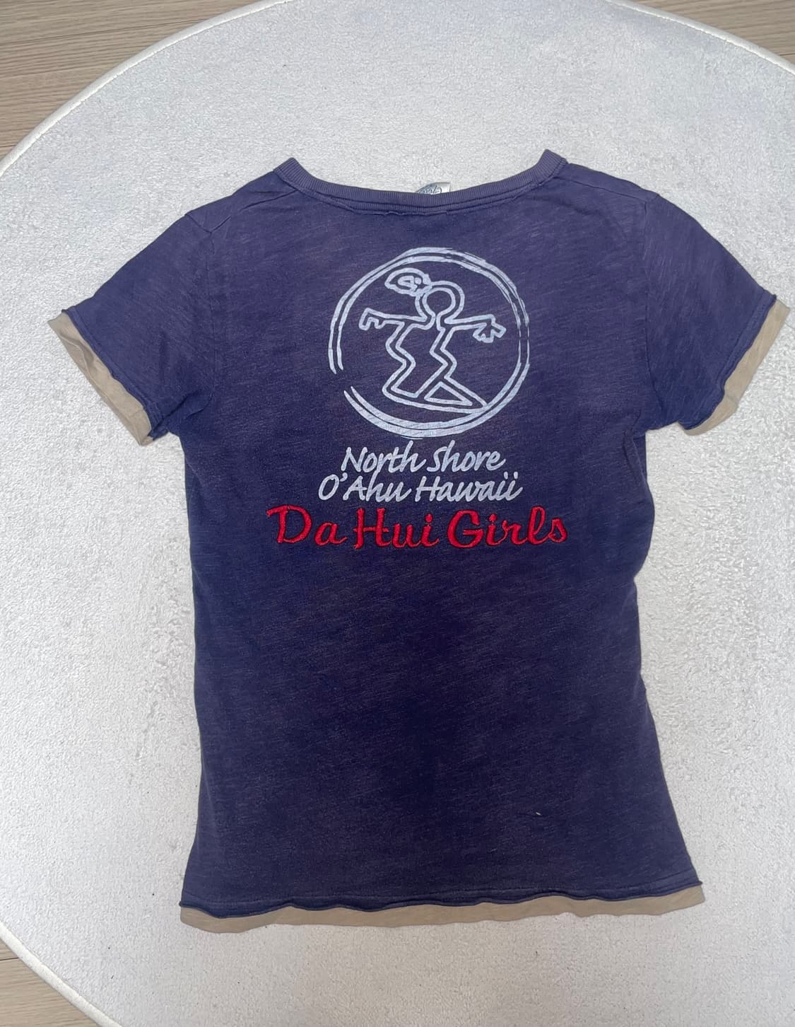 Surfing Girl Vintage T-shirt 서핑 빈티지 반팔티 상품이미지4