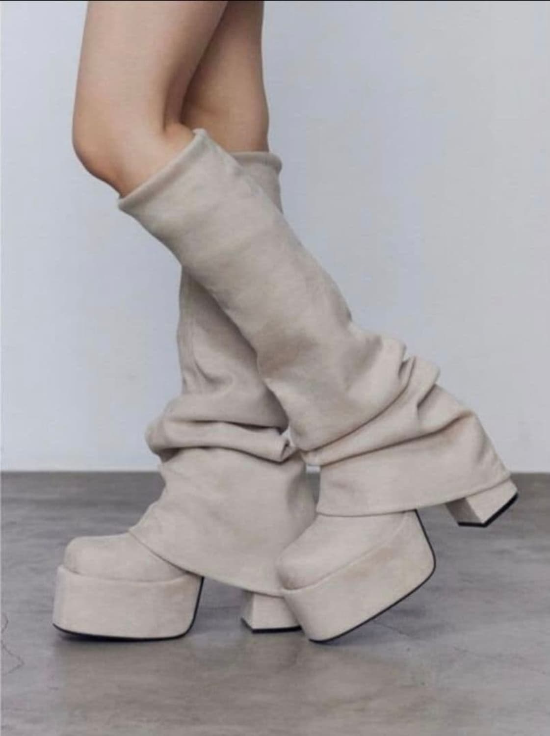 (거래중)EMODA 레그워머 부츠 갸루 Y2K 상품이미지1