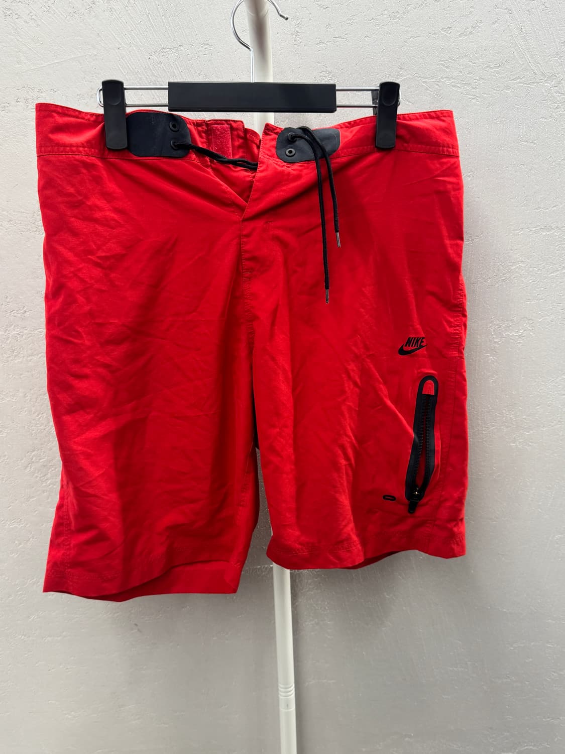 나이키 레드 반바지 지퍼포켓 L 상품이미지2