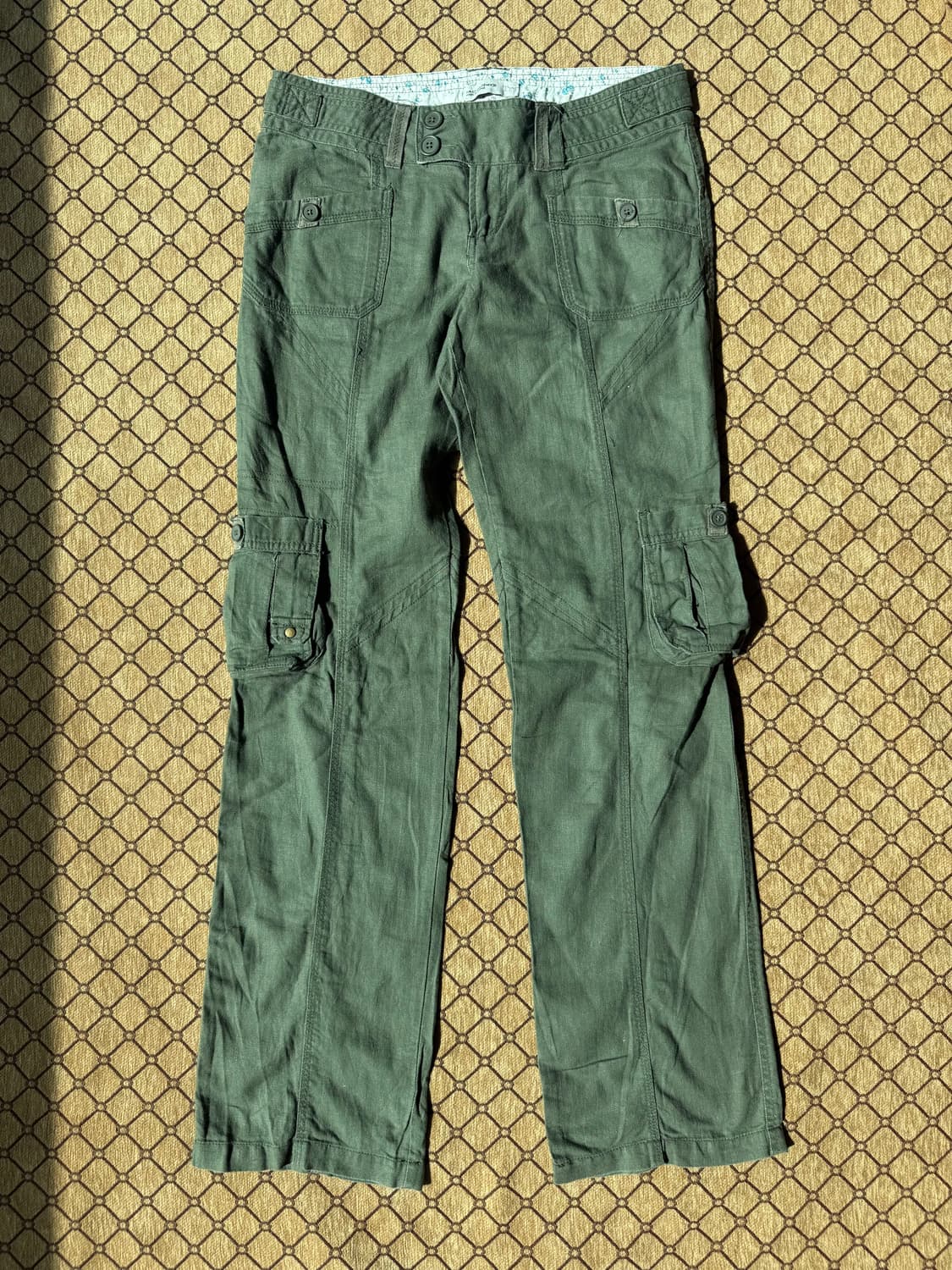 카키 디테일 데님 상품이미지6