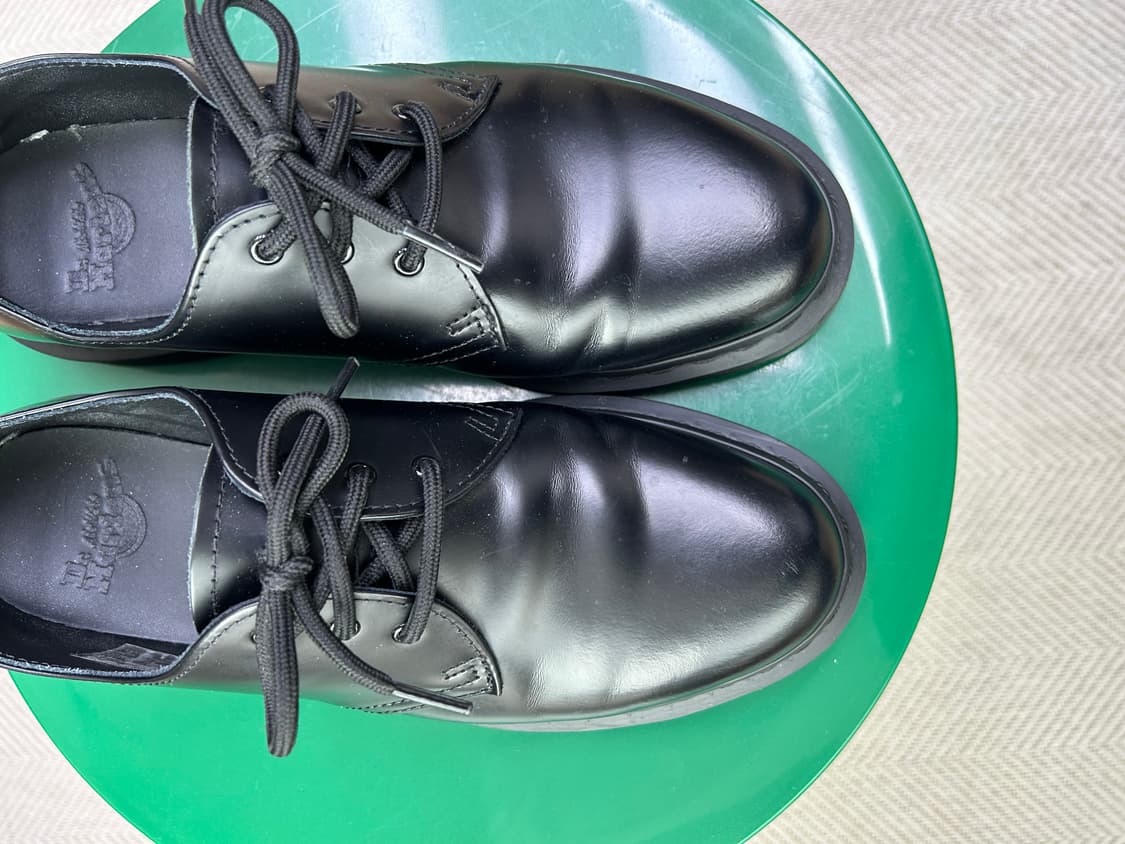 1461 3홀 블랙 모노 UK7 260-265 상품이미지3